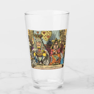 Alice Prozess des Herzbuben Vintage Glas