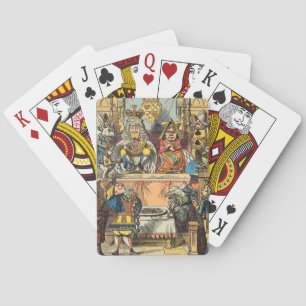 Alice Prozess des Herzbuben Vintage Spielkarten