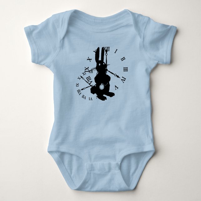 Alice Rabbit Late Baby Strampler (Vorderseite)