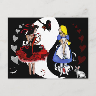 Alice Reflected Postkarte