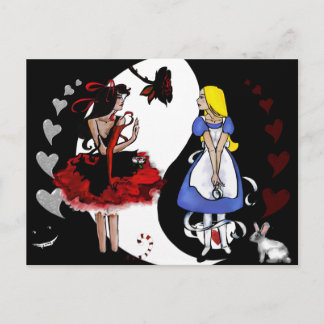 Alice Reflected Postkarte