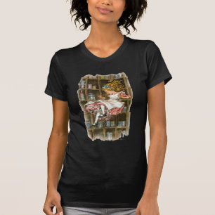 Alice schwebt den Kaninchenbau hinunter T-Shirt