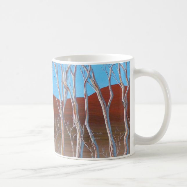 Alice Springs Australische Landschaft Kaffeetasse (Rechts)