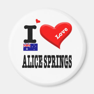 ALICE SPRINGS - I Liebe Magnet