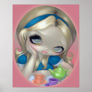 Alice Tea Party ART PRINT Alice im Wunderland Poster