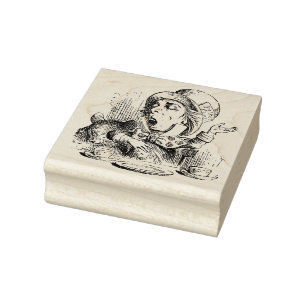 Alice Tea Party Gummistempel