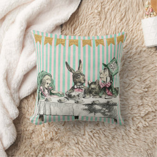 Alice Tea Party Throw Kissen