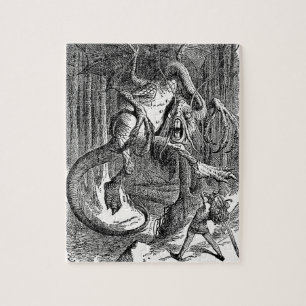 Alice Through the Looking Glass - The Jabberwocky Puzzle