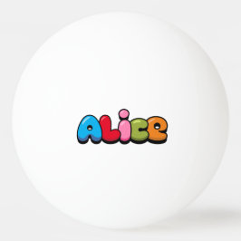 Alice Tischtennisball