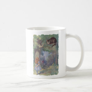 Alice trifft die Cheshire-Katze Tasse