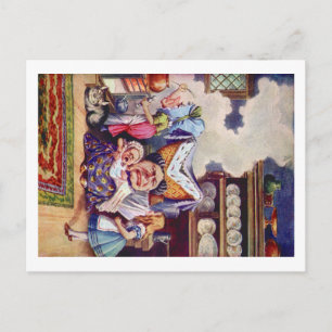 Alice trifft die Duchess und das Pic Baby Postkarte