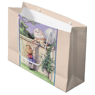 Alice trifft Humpty Dumpty Große Geschenktüte