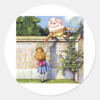 Alice trifft Humpty Dumpty in Wonderland