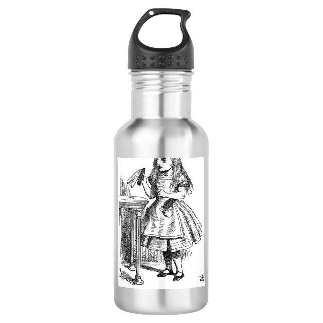 Alice "trinken mich " trinkflasche (Vorderseite)