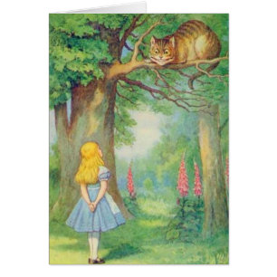 Alice u. die Cheshire-Katzen-Farbe