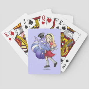 Alice und Cheshire Cat Playing Cards Spielkarten