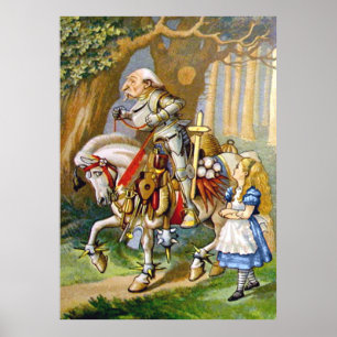 Alice und der Weiße Ritter im Wunderland Poster