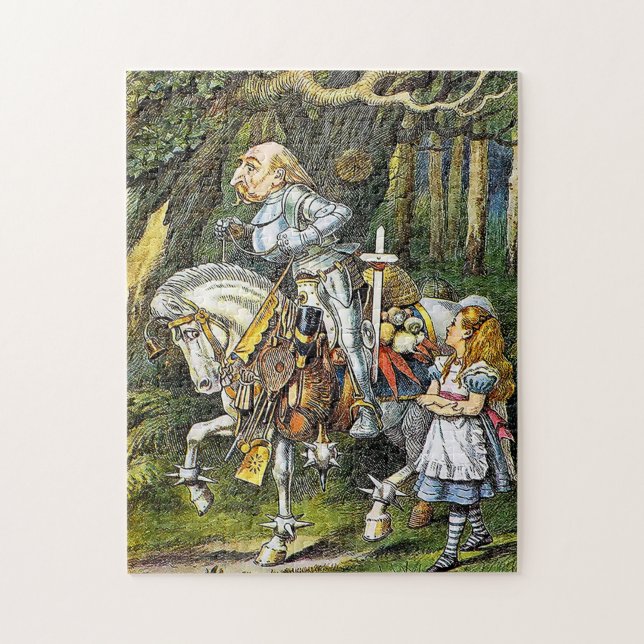 Alice und der weiße Ritter Puzzle (Vertikal)