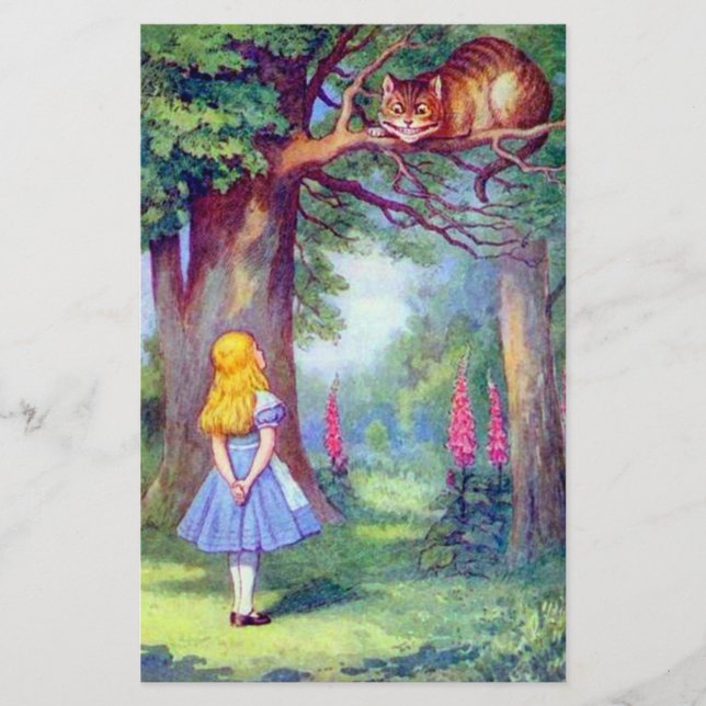 Alice und die Cheshire Cat Full Color (Vorderseite)