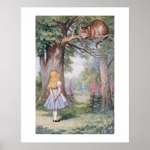 Alice und die Cheshire-Katze, Poster