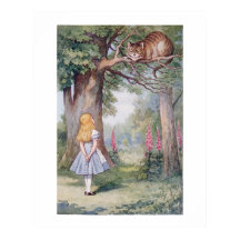 Alice und die Cheshire-Katze,