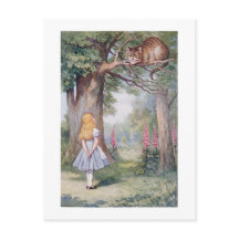 Alice und die Cheshire-Katze,