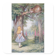 Alice und die Cheshire-Katze,
