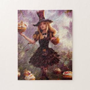 Alice und die Cupcakes Steampunk Fantasy Puzzle