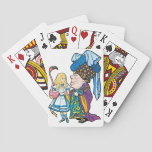 Alice und die Duchess-Farbe Spielkarten