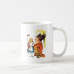 Alice und die Herzogin spielen Flamingo-Croquet Tasse