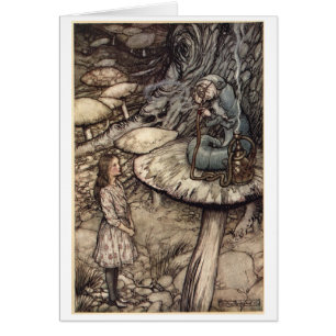 Alice und die Raupe (freier Raum nach innen)