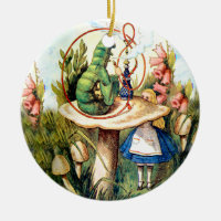 Alice und die Raupe im Märchenland