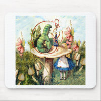 Alice und die Raupe im Wunderland