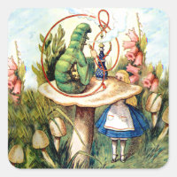 Alice und die Raupe im Wunderland