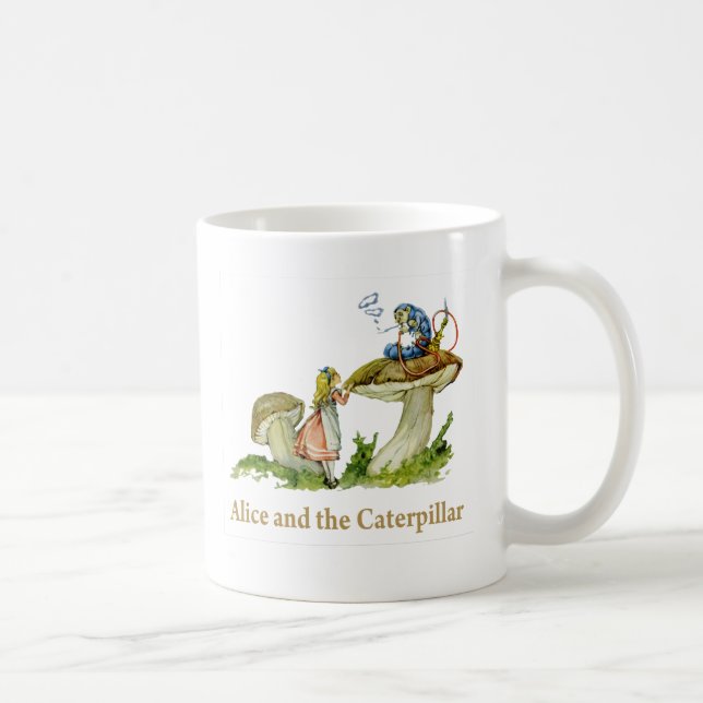 Alice und die Raupe Kaffeetasse (Rechts)