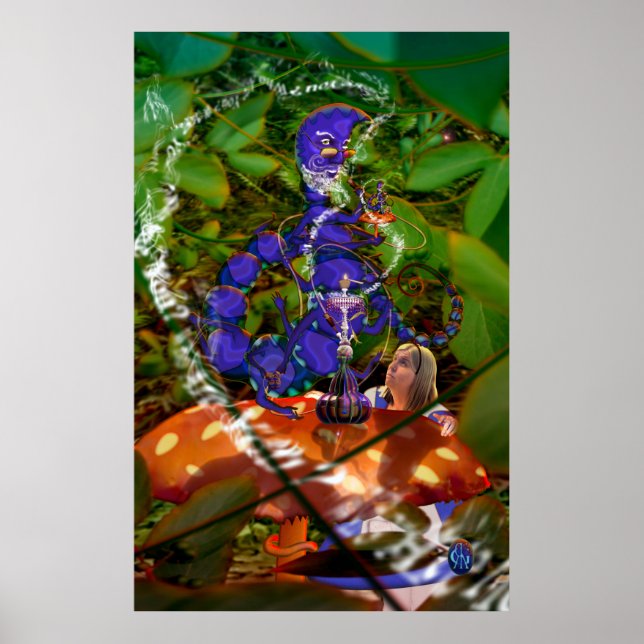 Alice und die Raupe Poster (Vorne)