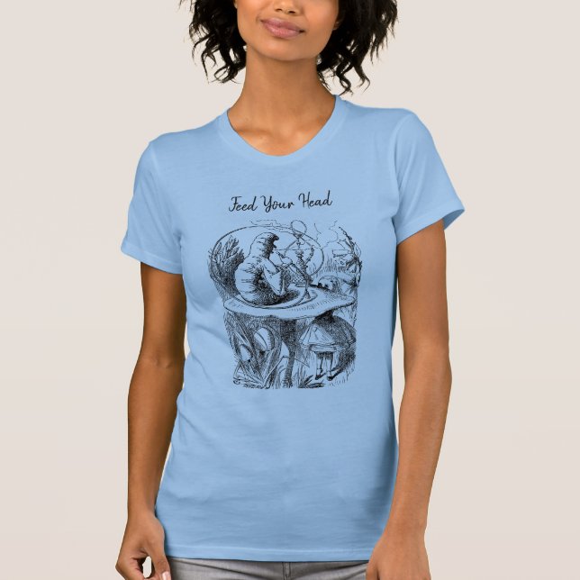 Alice und die Raupe T-Shirt (Vorderseite)