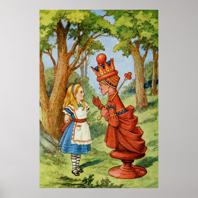 Alice und die Rote Königin im Wunderland Poster (Vorne)