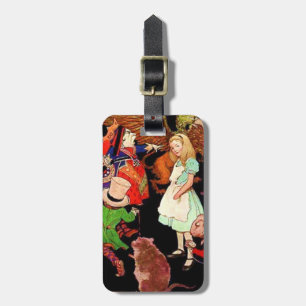 Alice und Doormouse Gepäckanhänger