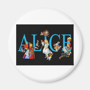 ALICE UND FREUNDE IN WUNDERLAND MAGNET