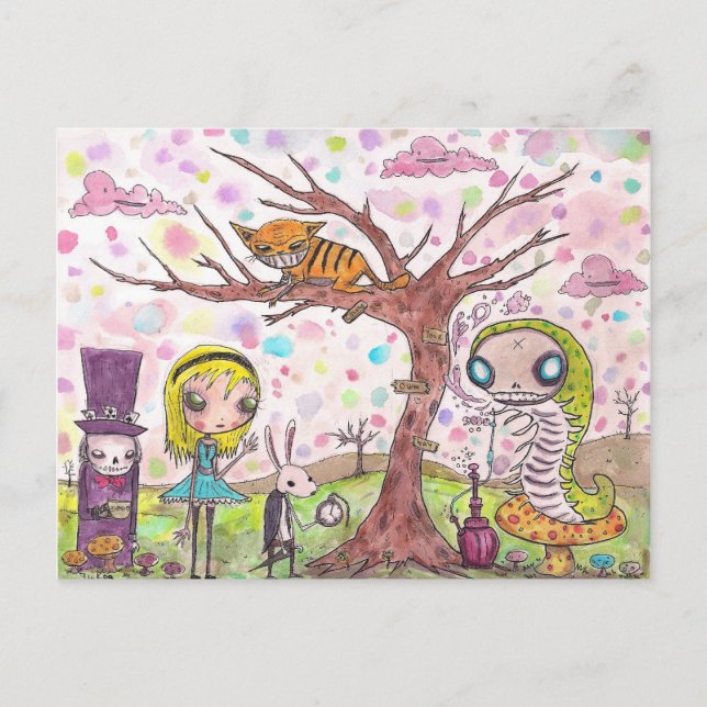 Alice und Freunde Postkarte (Vorderseite)