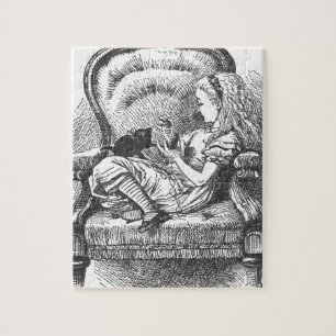 Alice und ihr Kätzchen Puzzle