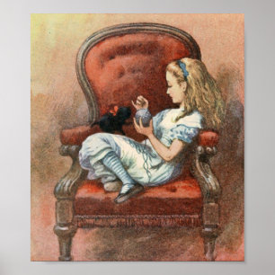 Alice und ihr Kitten Poster