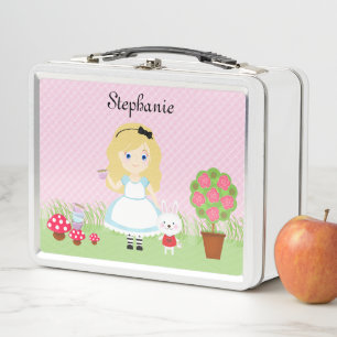 Alice und ihre Teeparty Metall Lunch Box