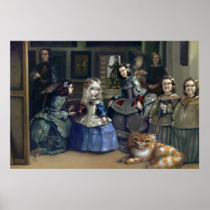 Alice und Las Meninas Art Printing Gotische Wunder Poster