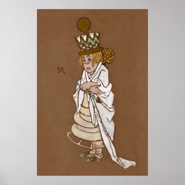 Alice und Wonderland Forest Character Painting-4 Poster (Vorne)