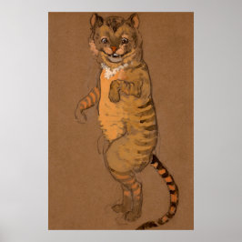 Alice und Wonderland Forest Character Painting-9 Poster