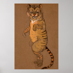 Alice und Wonderland Forest Character Painting-9 Poster