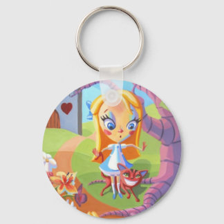 Alice und Wonderland Schlüsselanhänger