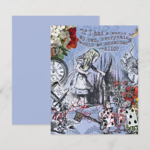 Alice Unsinn Vorhang Wunderland Klassiker